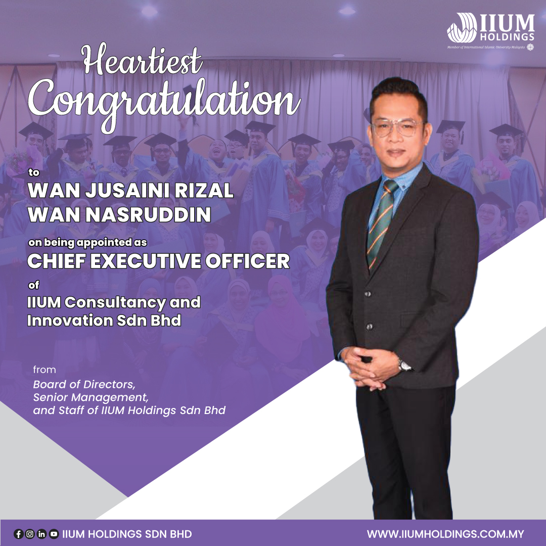 Wan Jusaini Rizal has been appointed as the new ICISB CEO