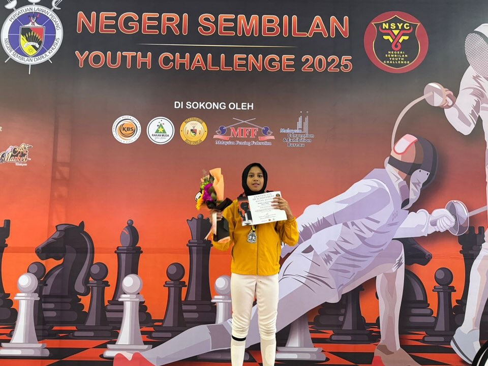Maryam Khaliesah pingat perak Negeri Sembilan 2025