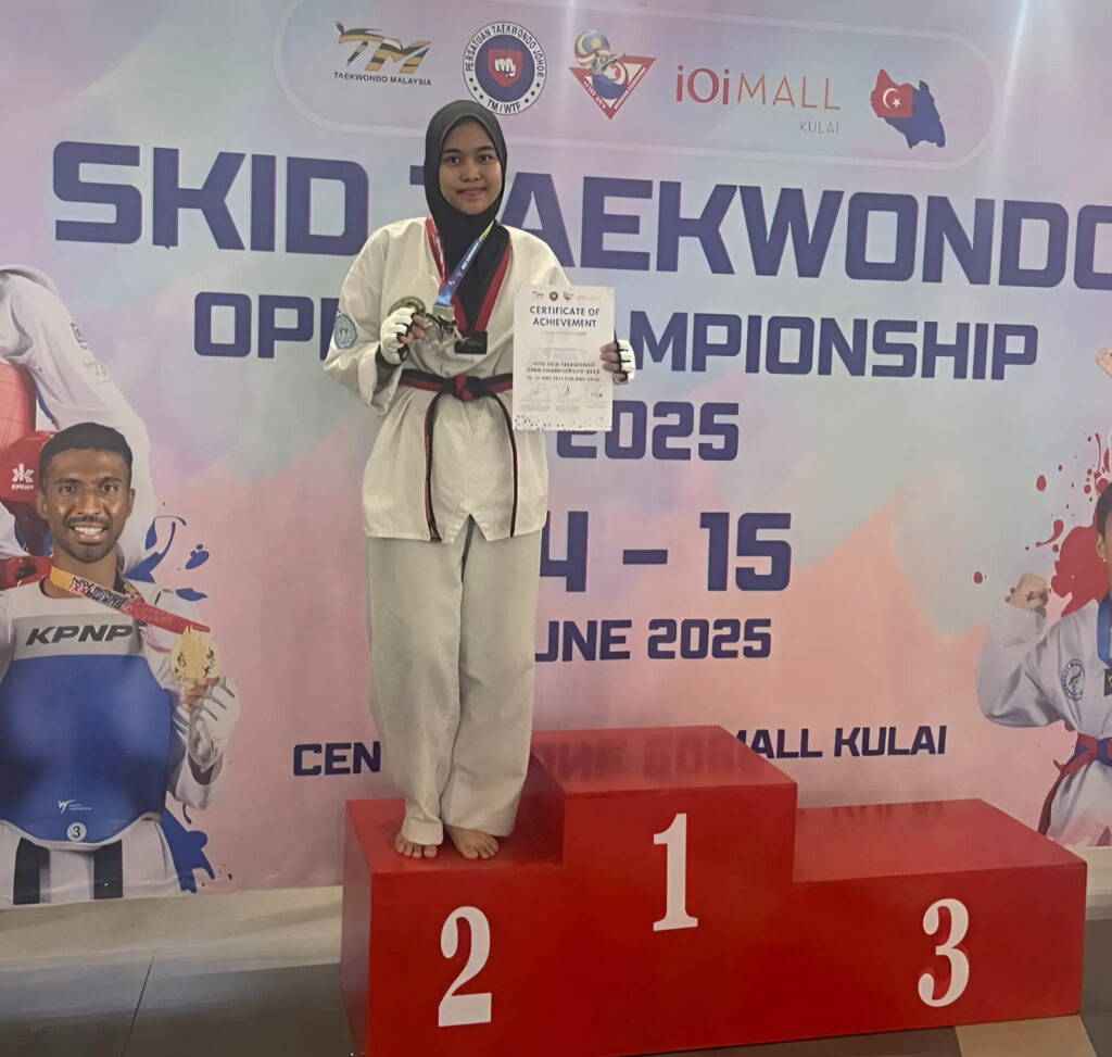 Pelajar Sekolah Menengah Setiabudi raih Naib Johan Taekwondo Kebangsaan
