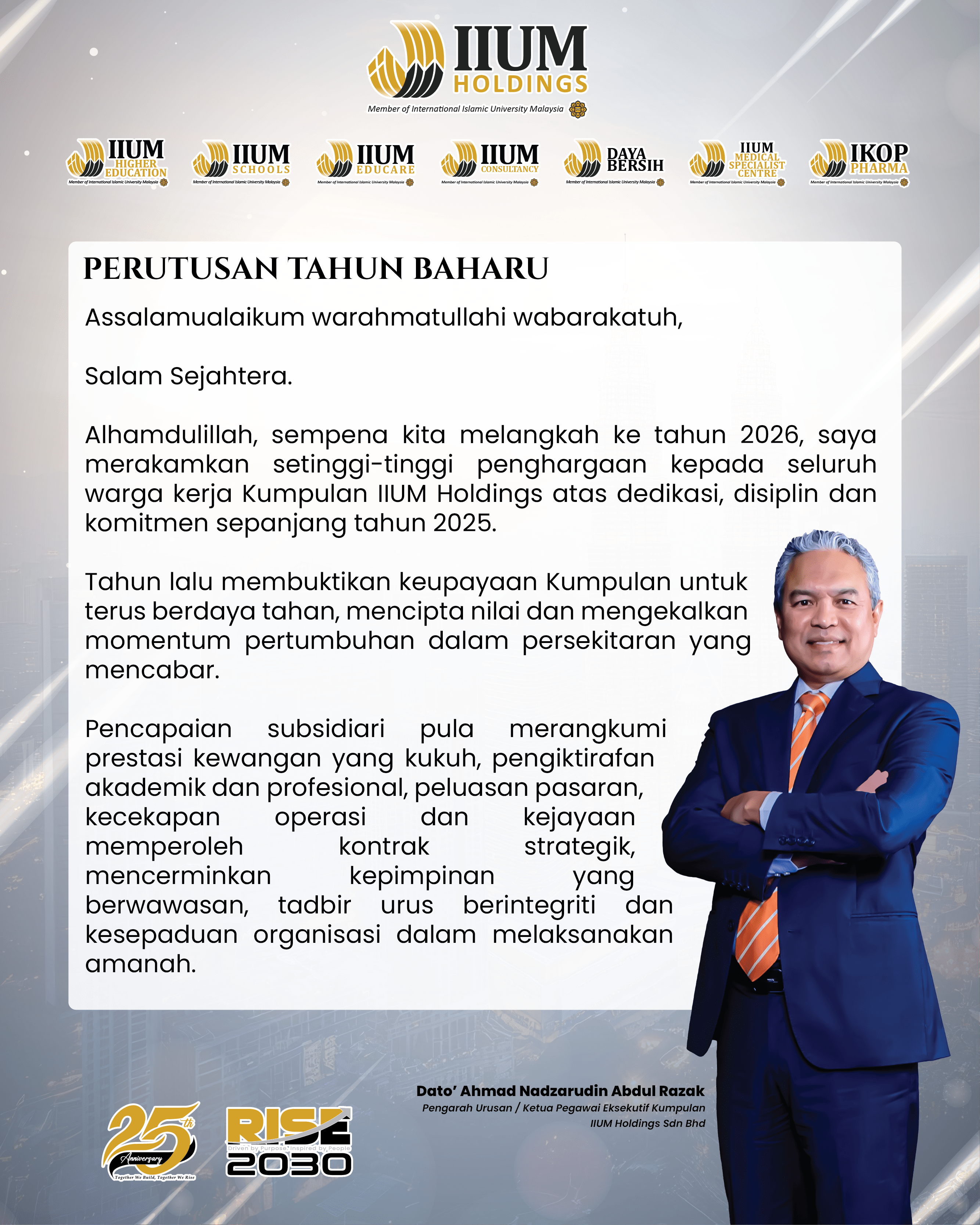 perutusan tahun baharu 2026